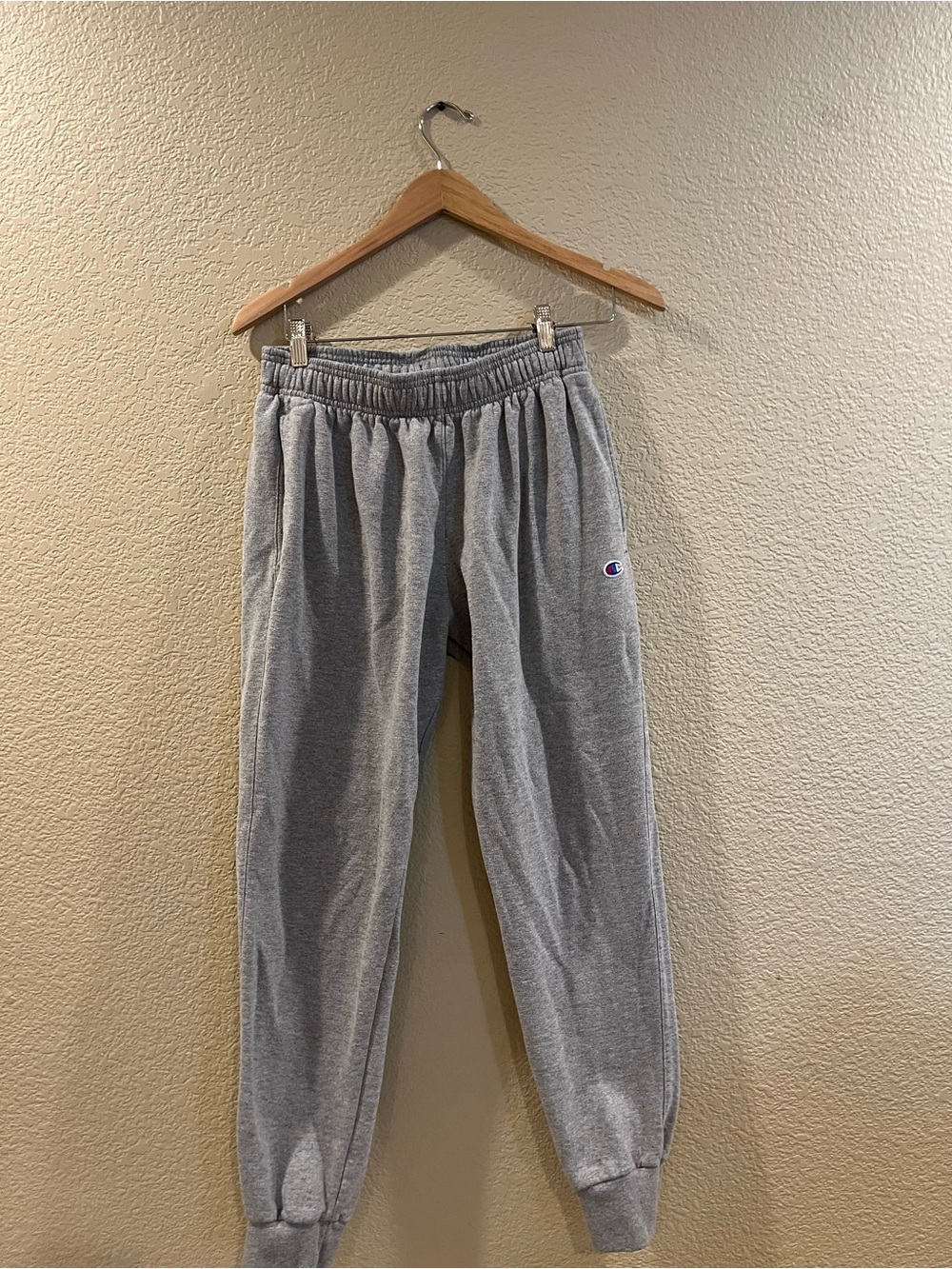 Champion Men's Light Gray Sweatpant Joggers
